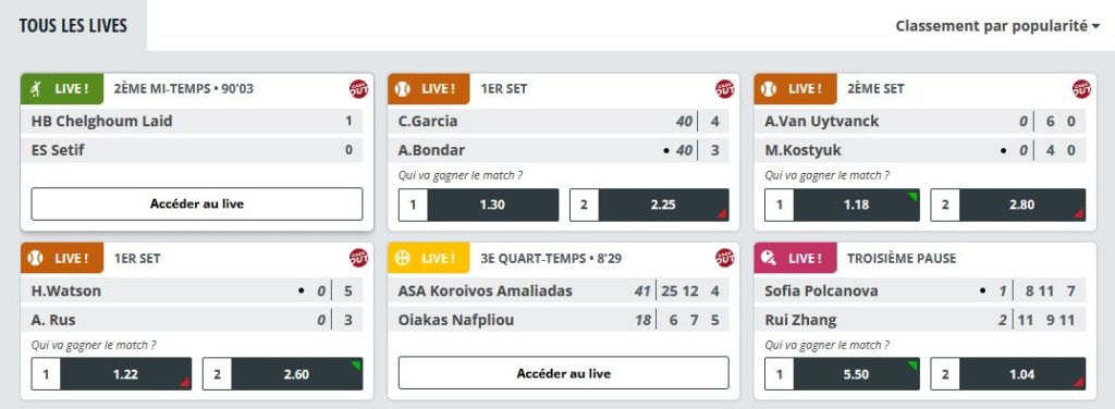 live match zebet