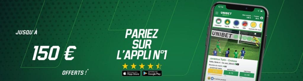 unibet bonus de bienvenue