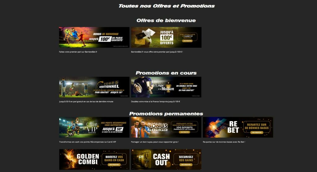 promotions barriere bet