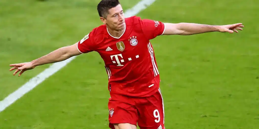 Illustration Robert Lewandowski (2020 & 2021)