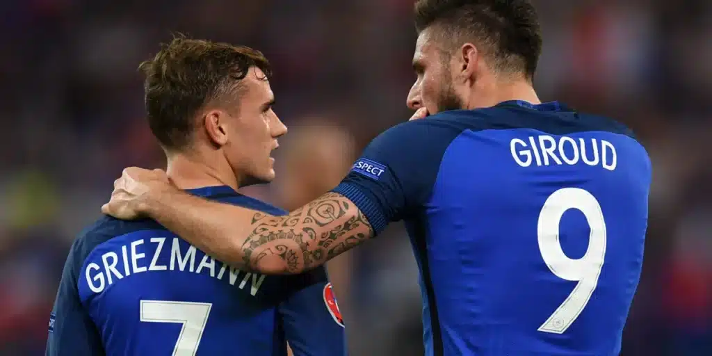 Illustration Giroud et Griezmann