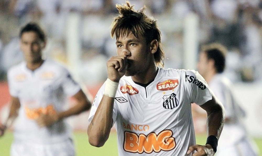 neymar a santos