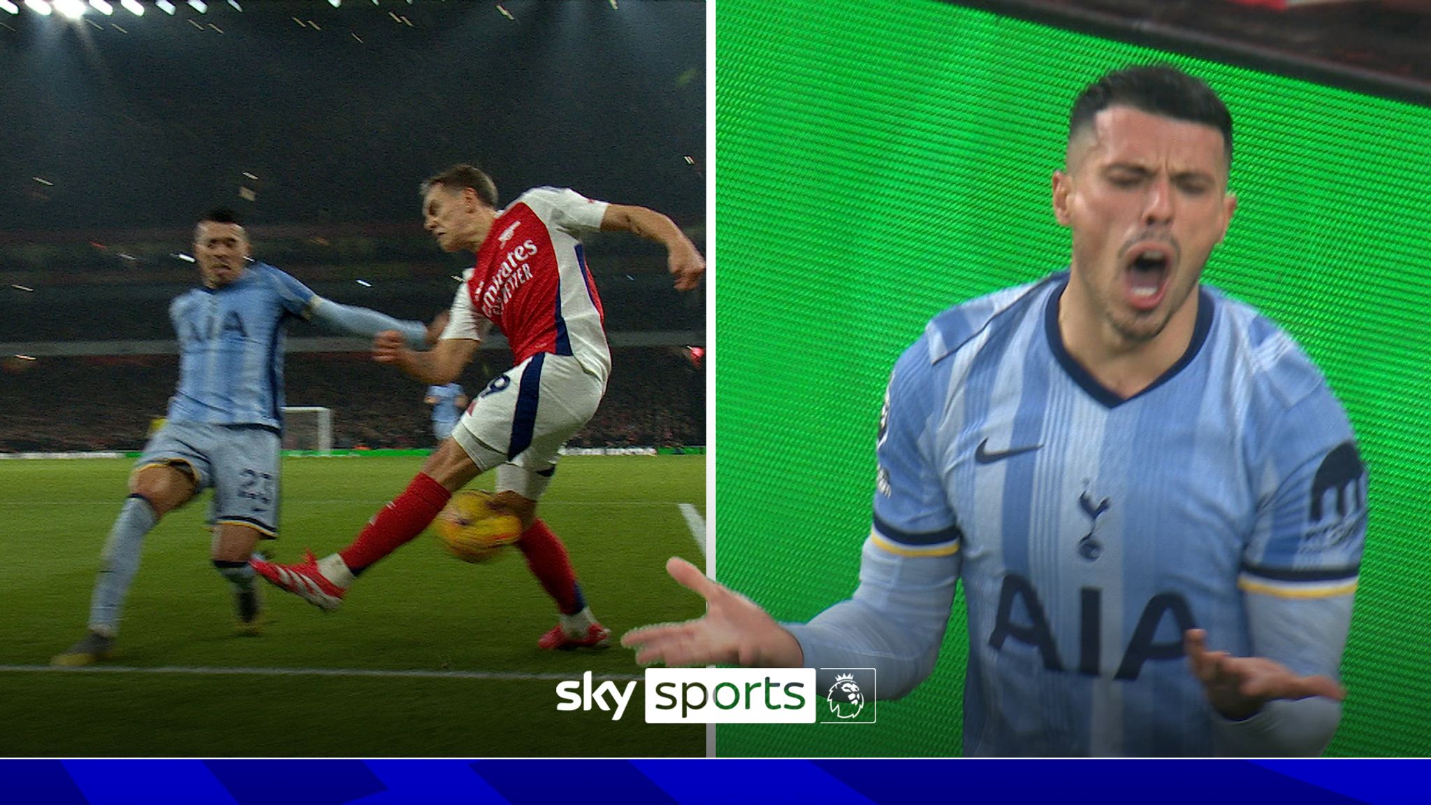 corner controversé d'arsenal contre tottenham