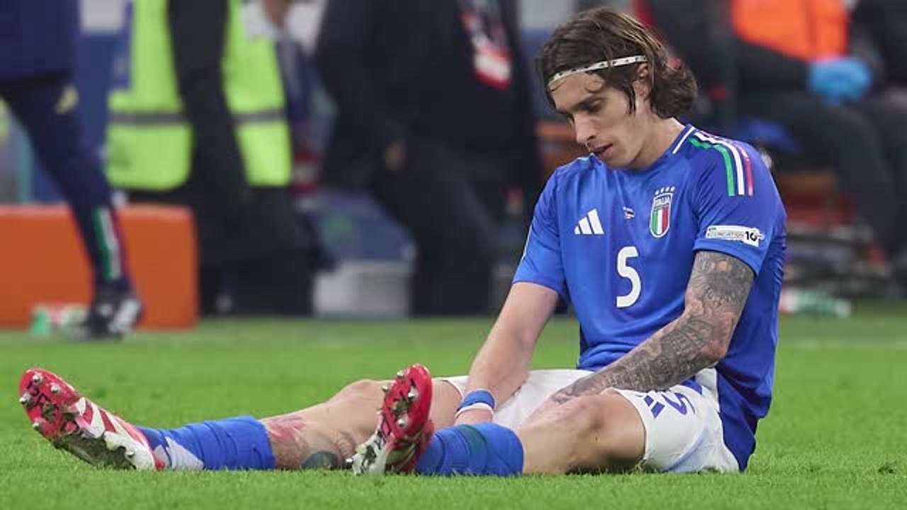 Riccardo Calafiori a failli se blesser gravement lors du match opposant l'Italie à l'Allemagne.
