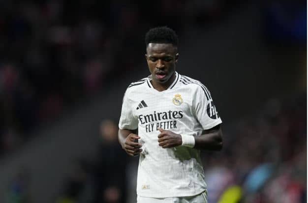 Vinicius Jr a obtenu un penalty mais son tir a été stoppé par le gardien adverse.
