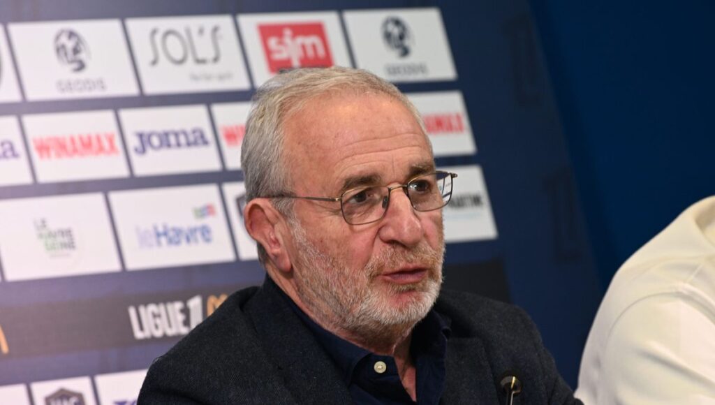 Jean-Michel Roussier, président du club Havre Athletic Club