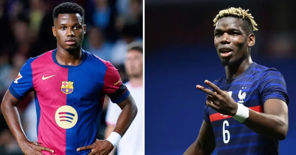 Ansu Fati et Pogba